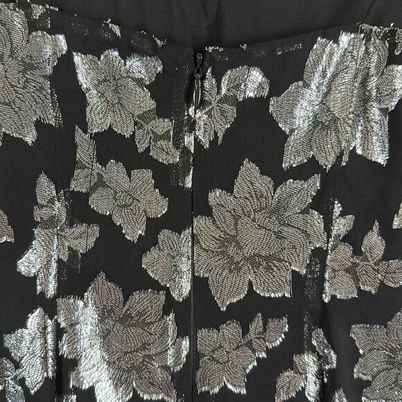 Club Monaco Silk Jacquard Slip Midi Dress Size 0 - Picture 8 of 12